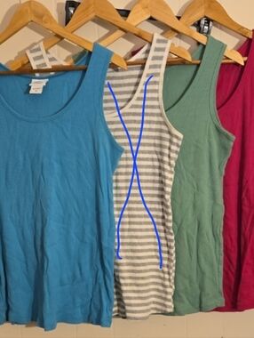 Motherhood Multicolor Tank Tops Set